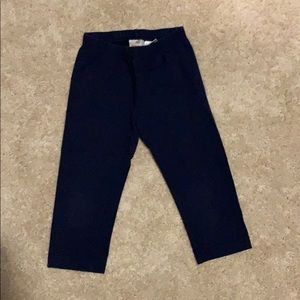 Hanna Andersson 130 crop leggings GUC